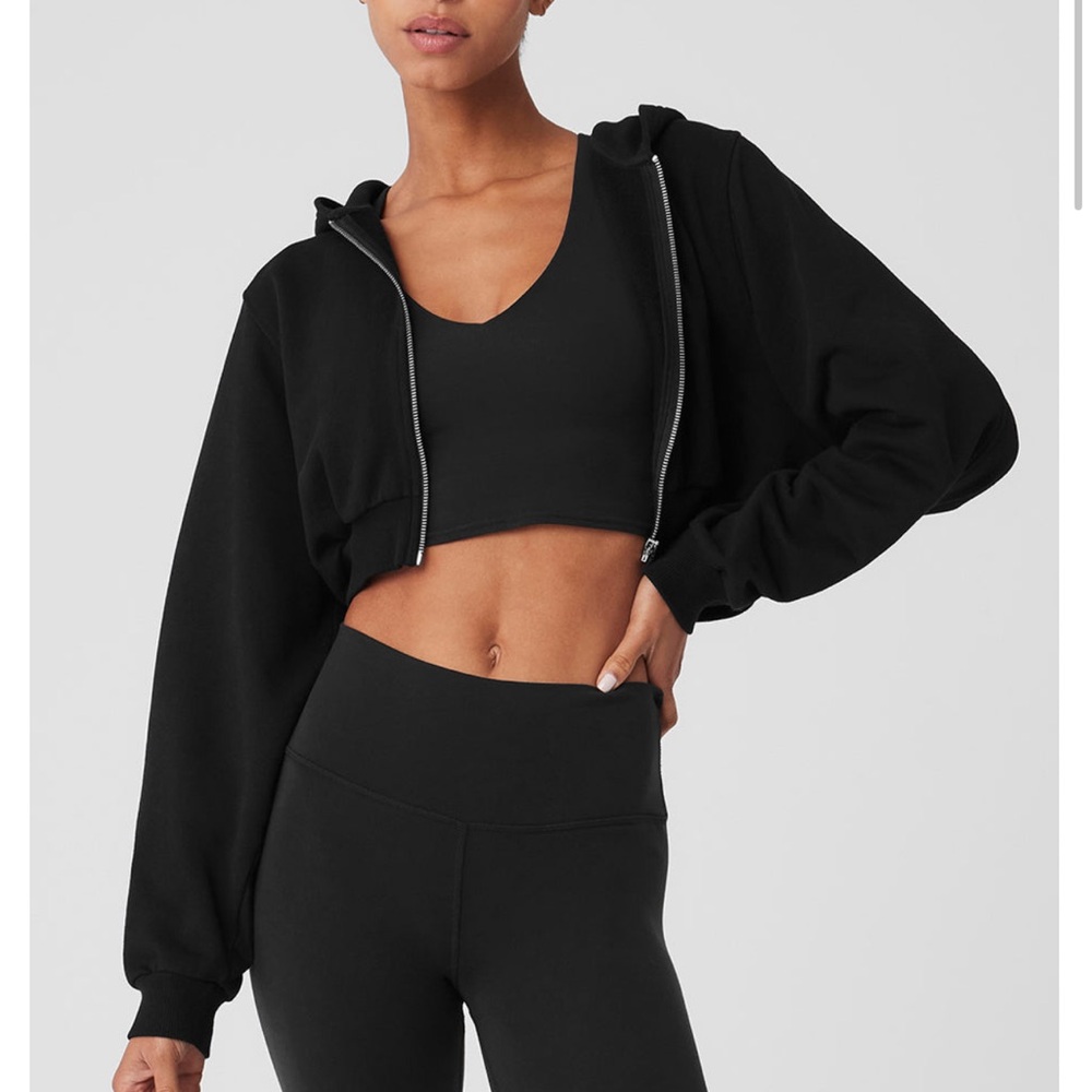 ALO Yoga Sweet Escape Hoodie in light purple - Picture 2 of 2
